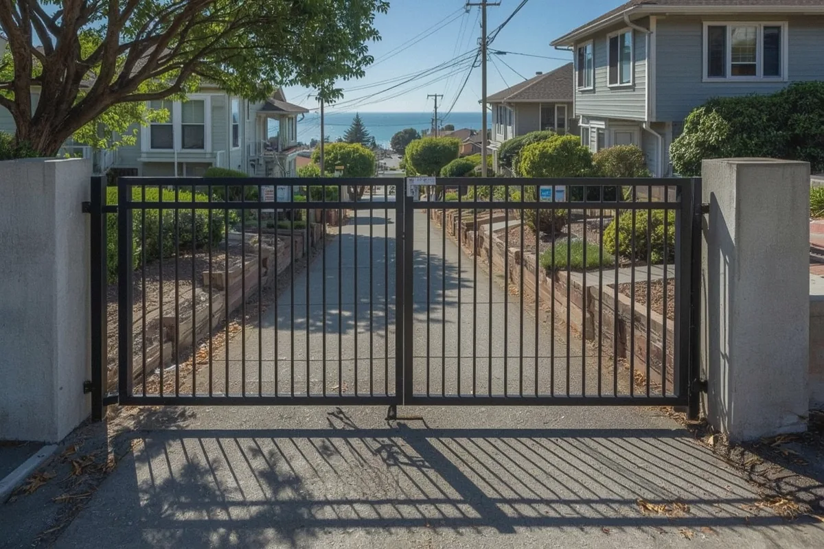 Custom Metal Gate Fabrication at a property in Vallejo, CA