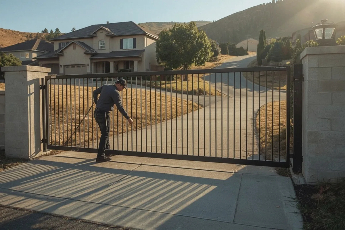 Gate Repair at a property in Fairfield, CA