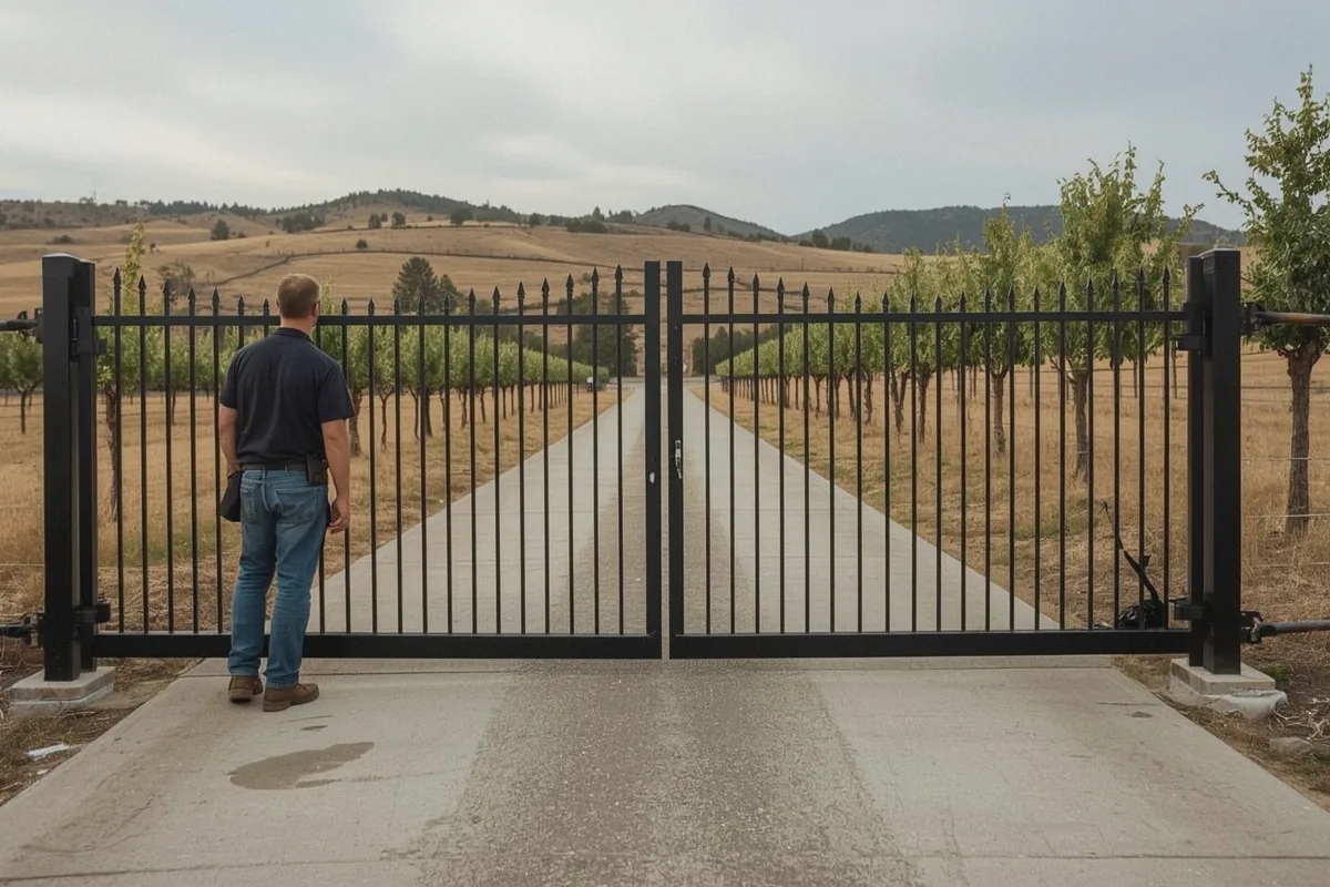 Gate Repair at a property in Winters, CA