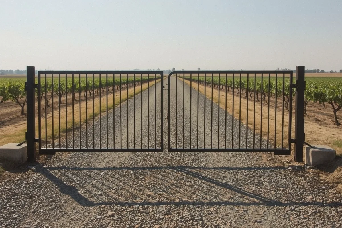 Manual Swing or Sliding Gates at a property in Dixon, CA