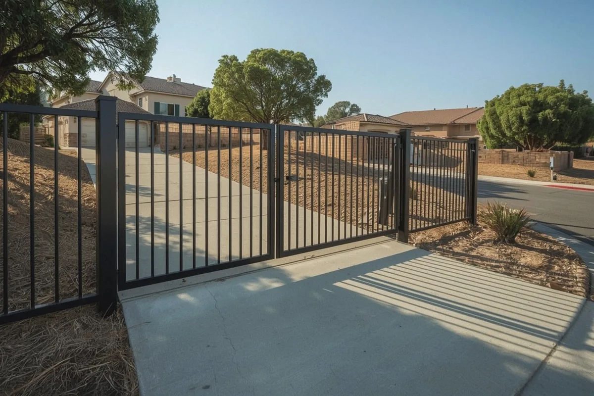 Pedestrian Gate Installation at a property in Fairfield, CA