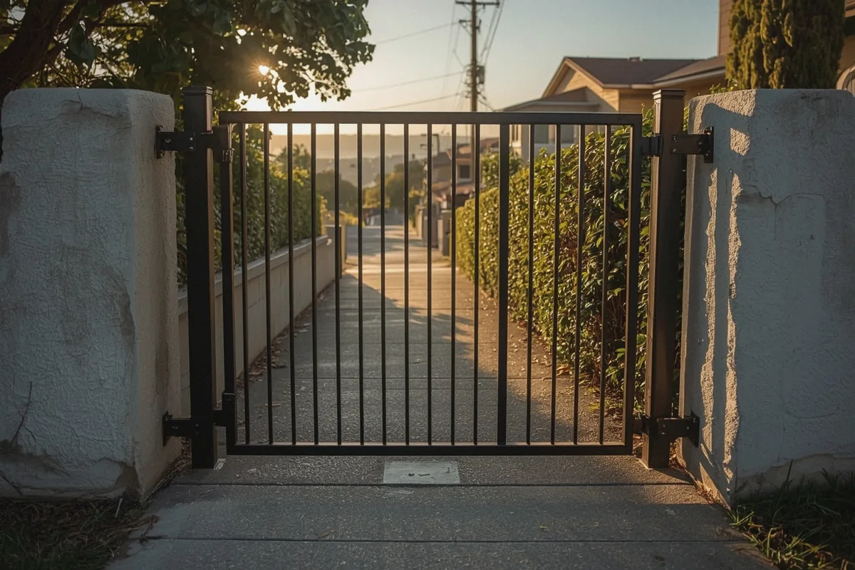 Pedestrian Gate Installation at a property in Vallejo, CA