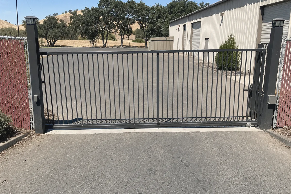 Completed emergency gate repair project in Vacaville, CA
